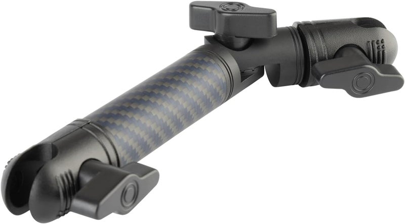 Bulletpoint Locking Adjustable Carbon Fiber Kevlar Mounting Arm with Articulating Joint Dual 20mm Socket Ends (7cm-to-1cm) - Image 1